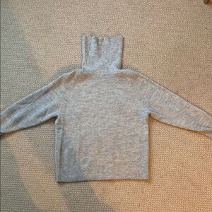 Quince Gray Turtleneck Sweater